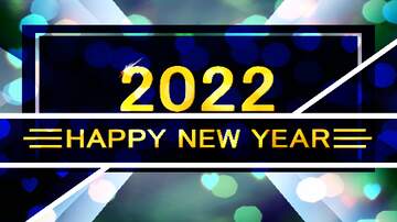 FX №227607 Geometrical Happy New Year 2022 thumbnail background website infographic