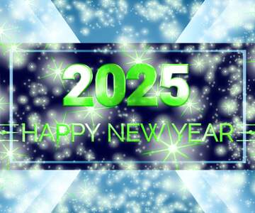 FX №227684 2026 happy new year shiny graphic design space electric blue text holiday background