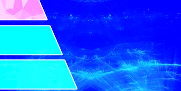 FX №227664 Labels blue chaos background