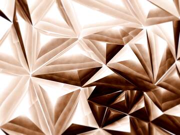 FX №227675 Brown polygon background pattern triangle metal