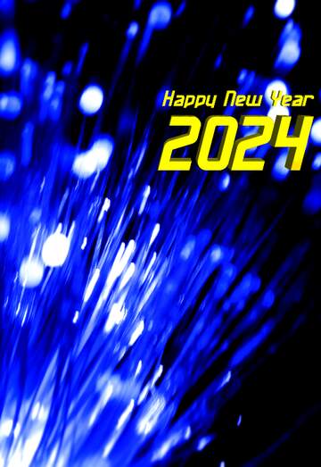 FX №227836 Optical fiber happy new year 2024
