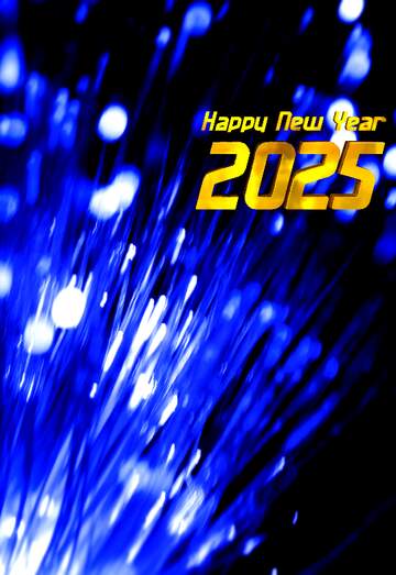 FX №227836 Optical fiber happy new year 2025