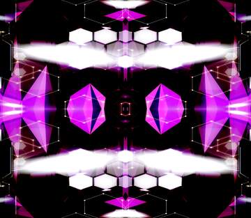 FX №227668 Games visual effect lighting violet purple symmetry graphic design technology triangles background