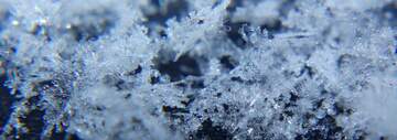 FX №227804 Snowflakes macro blue snow texture