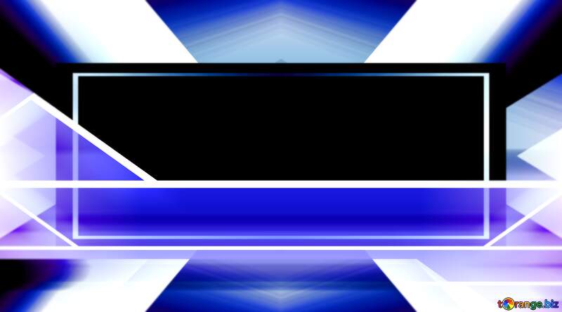 blue and black Geometrical thumbnail background banner design №54809