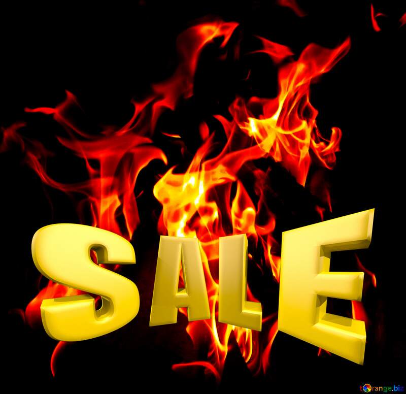 Fire sale background №9374