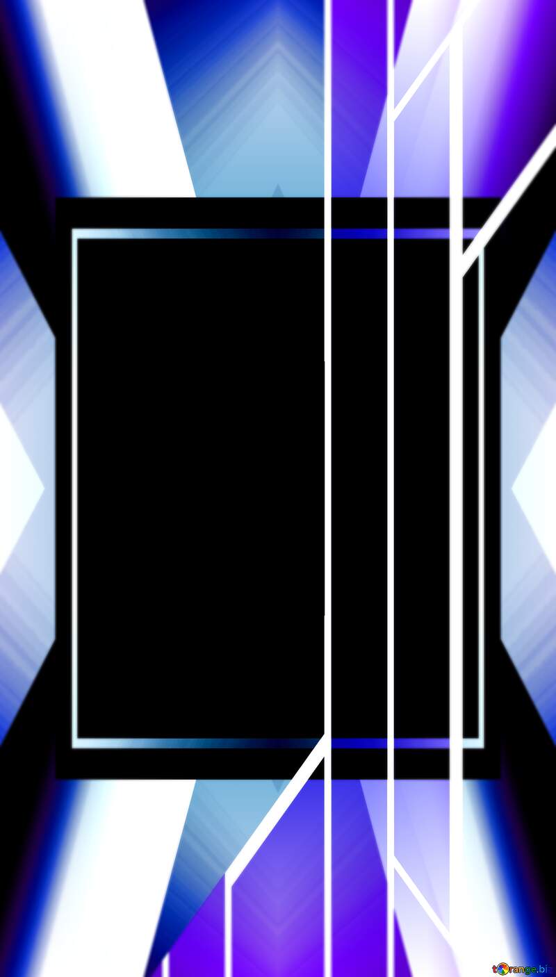 Geometrical blue art banner background №54809