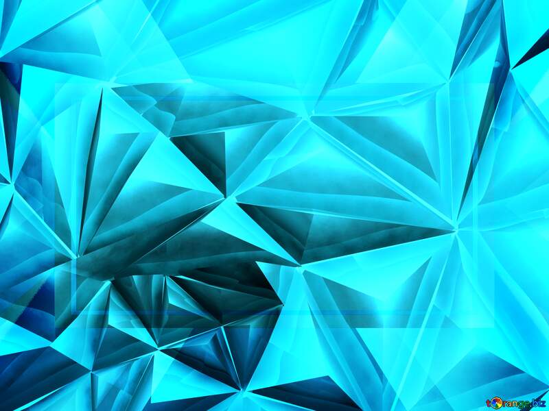 Polygon background pattern aqua blue symmetry triangle electric blue background №51586