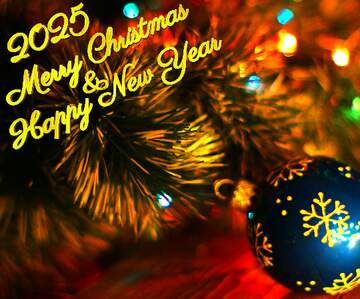 FX №228769 2025 Christmas  Ball background