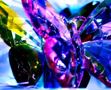 FX №228788 Bright crystal butterflies