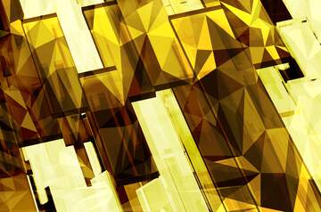 FX №228046 Creative crystal 3d abstract squares lines modern background