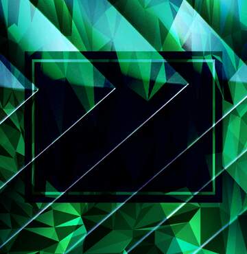 FX №228608 green and black square shape