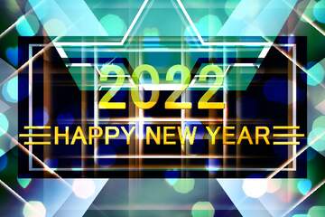 FX №228126 happy new year 2022 design background