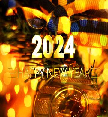 FX №228310 happy new year 2024 background First place congratulations background