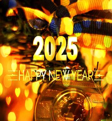 FX №228310 happy new year 2025 background First place congratulations background