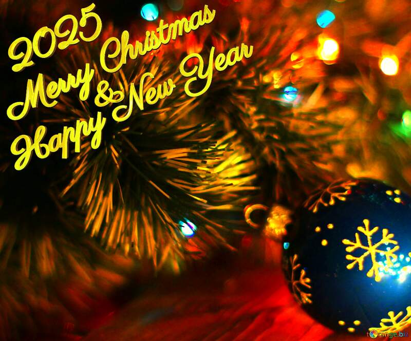 2025 Christmas  Ball background №37838