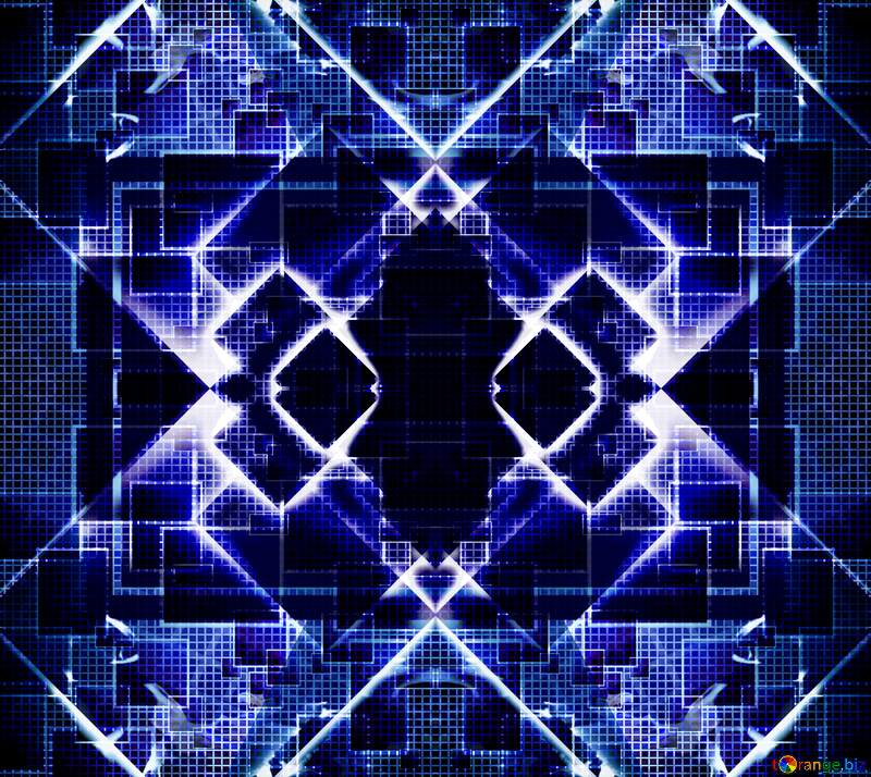 blue technology pattern design №54757