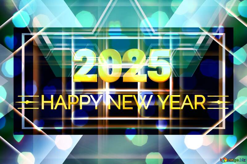 happy new year 2025 design background №54841