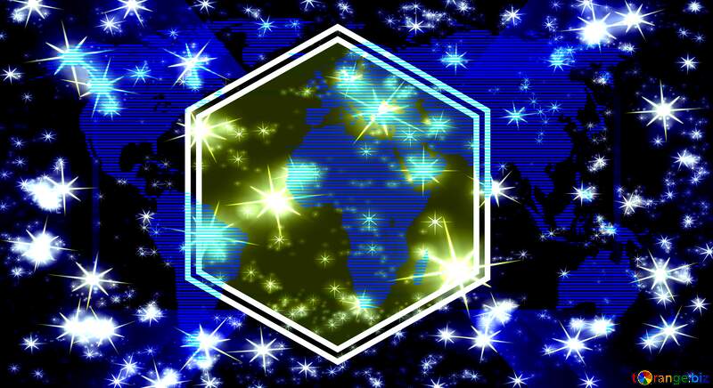  cobalt blue space christmas night star background №54504