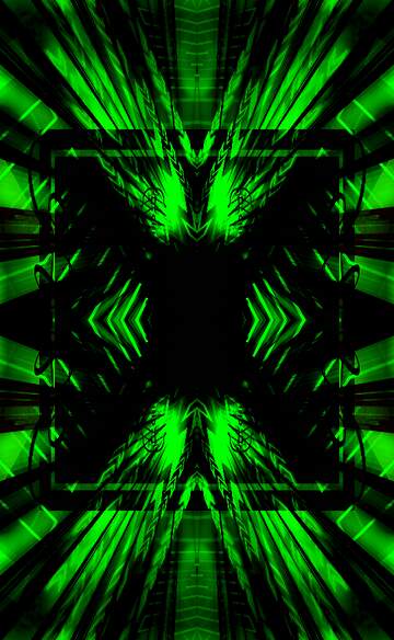FX №229779 Creative green fractal abstract modern design background