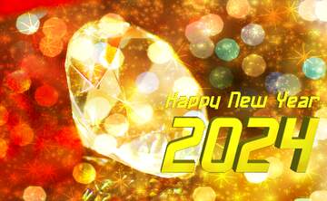 FX №229115 Happy new year 2024  diamond