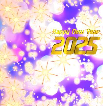 FX №229108 Happy new year 2025 holiday bright background