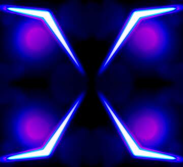 FX №229925 Neon X line background blue