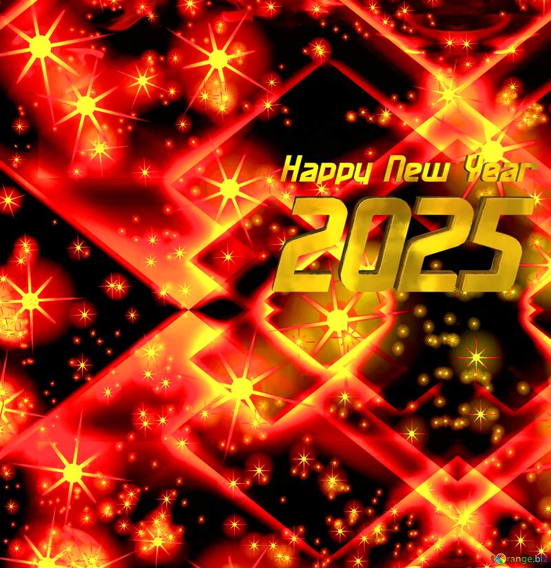 Abstract Happy new year 2025 background №54495