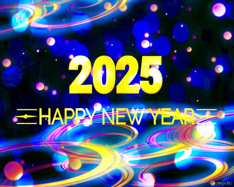 Happy new year 2025 background №54919