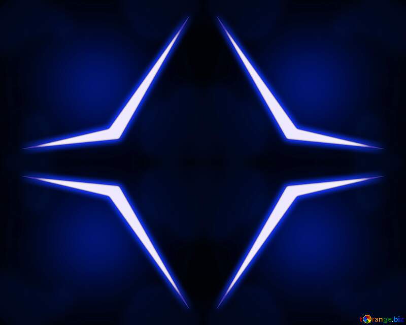 Neon lines blue pattern №54914
