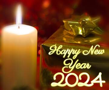 FX №23458 Gift happy  new year 2024