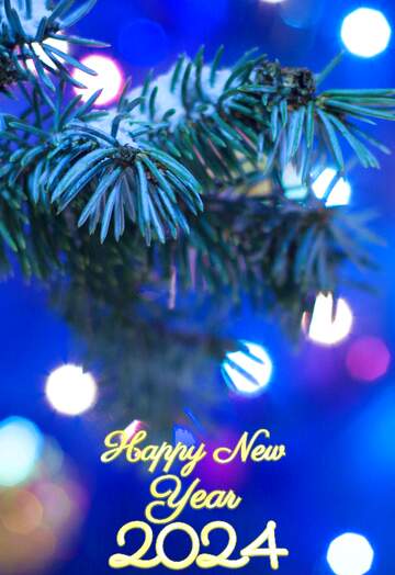 FX №23978 Christmas Tree happy new year 2022