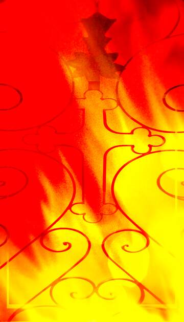FX №230069 Fire Cross Background.