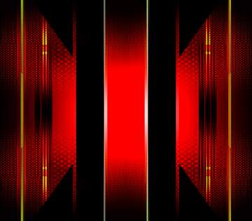 FX №230501 Geometrical symmetry design red  banner background