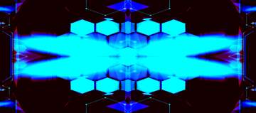 FX №230293 Electric blue azure lighting art graphics design ceiling funny hd technology background