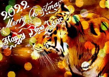 FX №230687 Happy New Year 2022 tiger