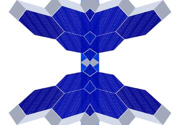 FX №230306 Symmetry creative arts electric blue triangle illustration blue clipart