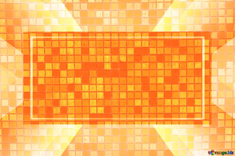 Orange rectangle brick parallel pattern beautiful template №12772