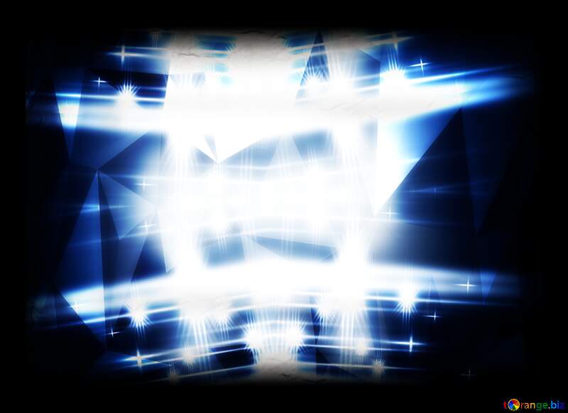 Blue lights crystals background №54753