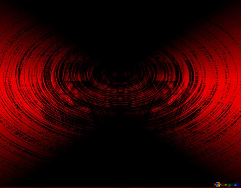 Deep red Gradient Futuristic digital background №5141