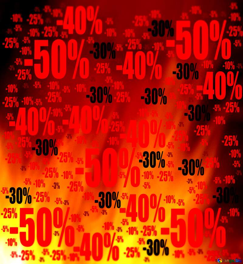 Hot Fire Sale discount background №9546