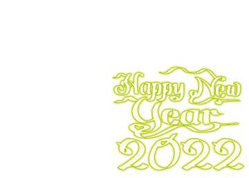 FX №231347 Happy New Year 2022 funny lettering
