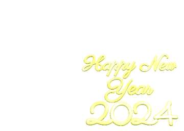 FX №231347 Happy New Year 2024 funny lettering