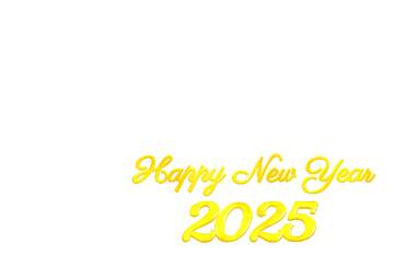 FX №231347 Happy New Year 2025 funny lettering