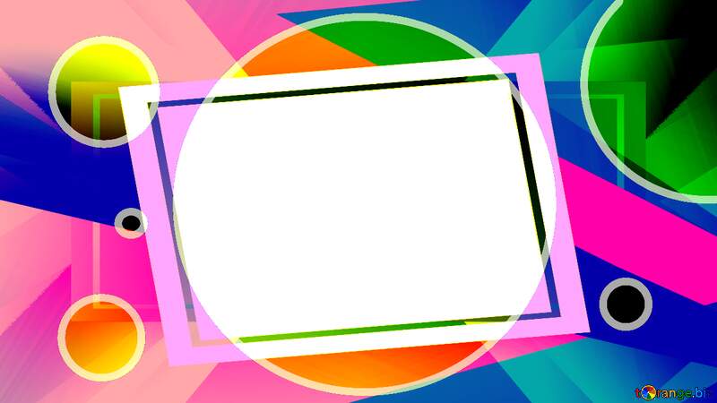 Circle in rectangle design hole thumbnail background №54804