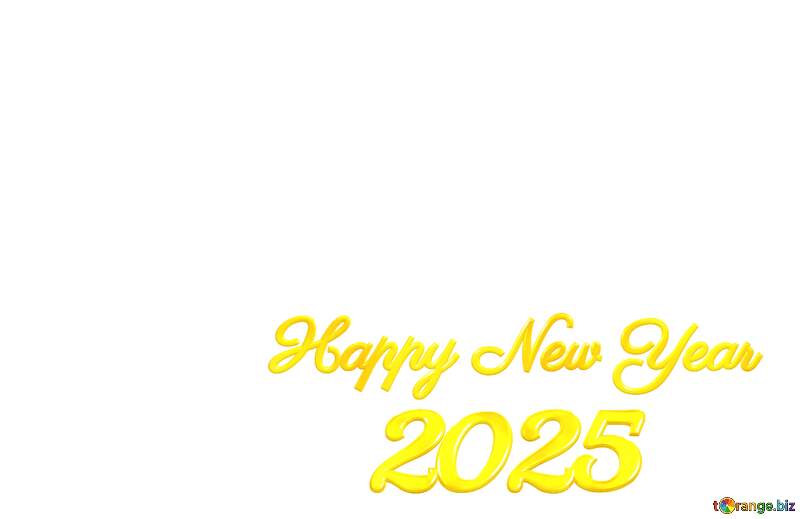 Happy New Year 2025 funny lettering №56780