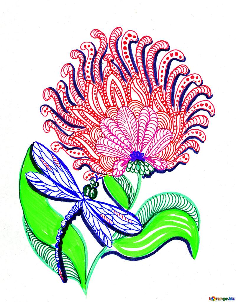  child art flower flowering plant illustration №56176