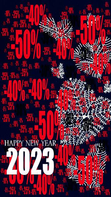 FX №233513 Art  Sale Happy New Year 2023 background