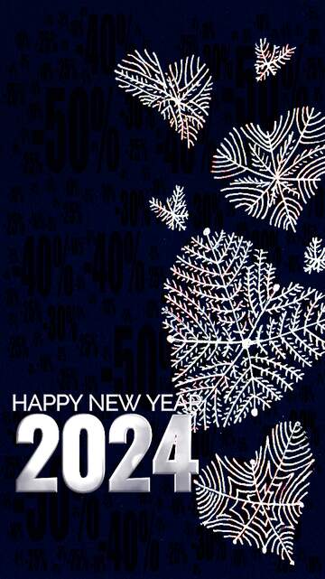 FX №233513 Art  Sale Happy New Year 2024 background