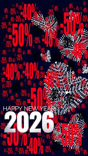 FX №233513 Art Sale Happy New Year 2026 background
